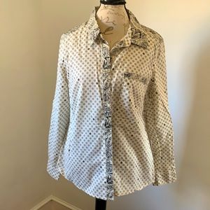 Fun printed long sleeve Style & Co. shirt